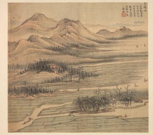 《湖州十八景图》包阳湖