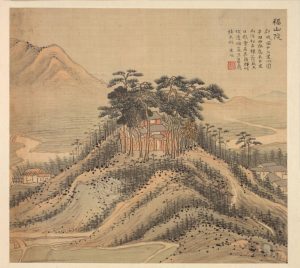 《湖州十八景图》福山院