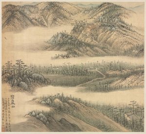 《湖州十八景图》碧岩山
