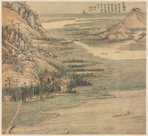 《湖州十八景图》长超山