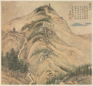 《湖州十八景图》道场山