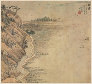 《湖州十八景图》新塘
