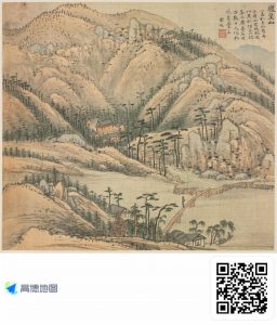 《湖州十八景图》凤皇山