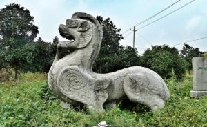 梁武帝萧衍修陵石刻