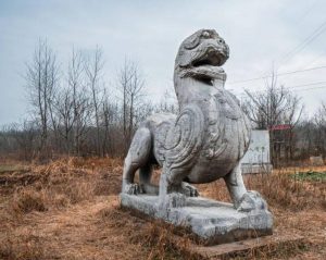 齐宣王萧承之永安陵石刻