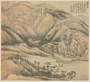 《湖州十八景图》凤皇山